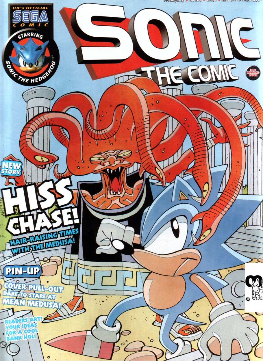 Sonic - The Comic Issue No. 163 Cover Page